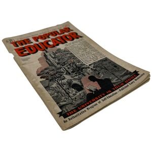 The Popular Educator Magazine Issue 21 In Your Home Self Education Vintage